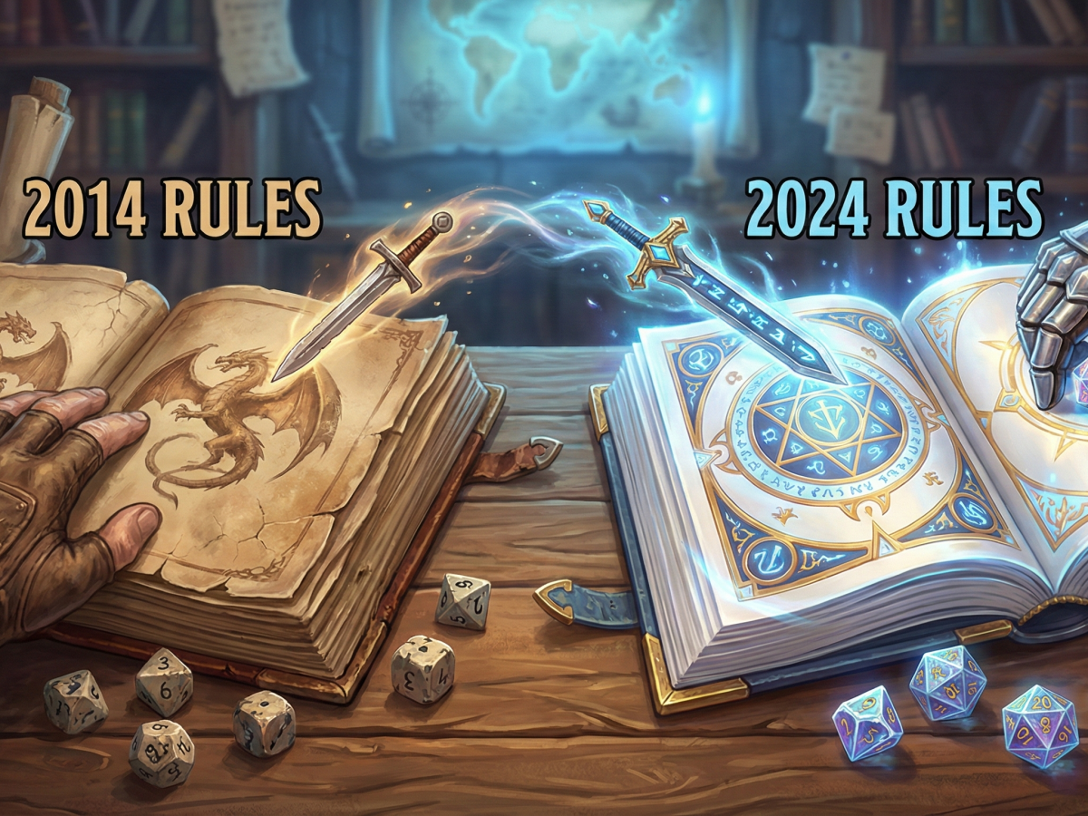 Dungeons & Dragons: differenze tra 5e 2014 e&nbsp;2024